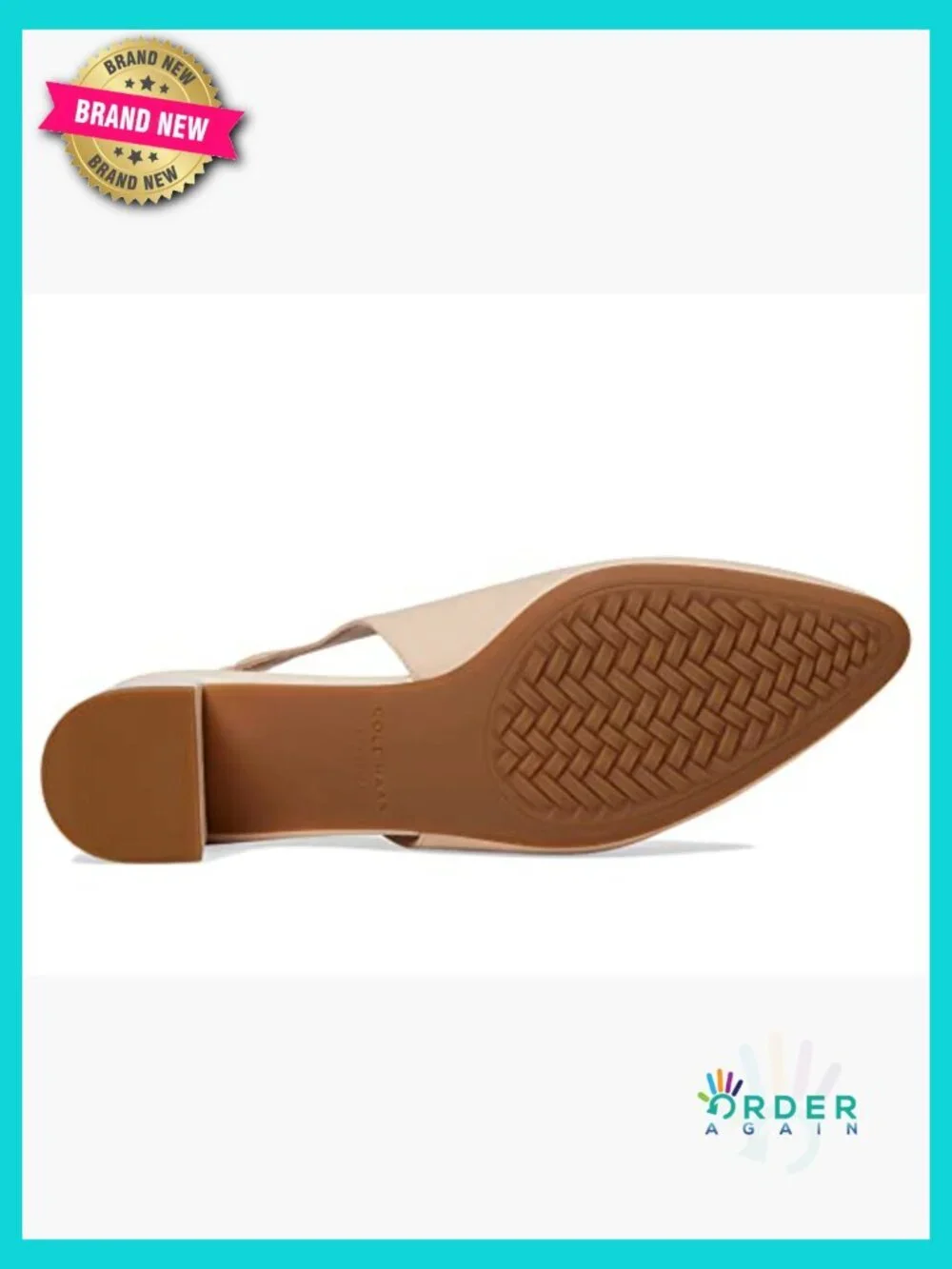 Classic Slingback Pump Block Heel Superfoam Cushioned Lightweight Business